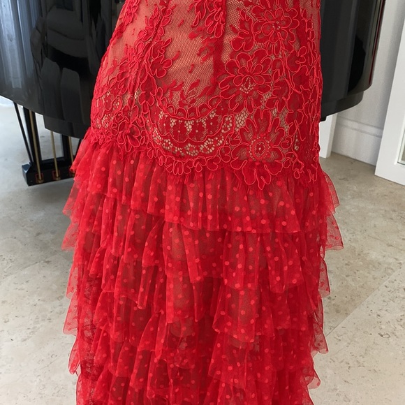Bronx and Banco Lolita maxi/gown in red size US XS/2 MAKE ME A REASONABLE OFFER! - Picture 4 of 16